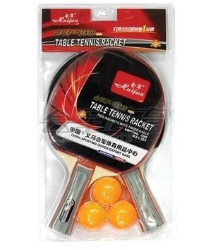 Table Tennis Bat And 3 Eggs