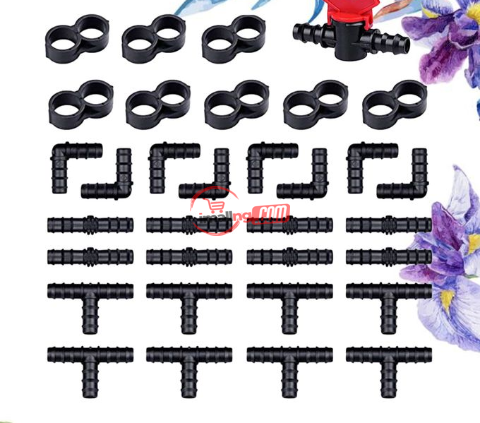 33pcs PE Spray Nozzles Spray Atomization Irrigation Drippers