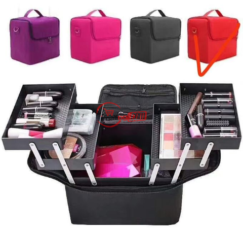 Black Make Up Box For Professionals + Random Gift