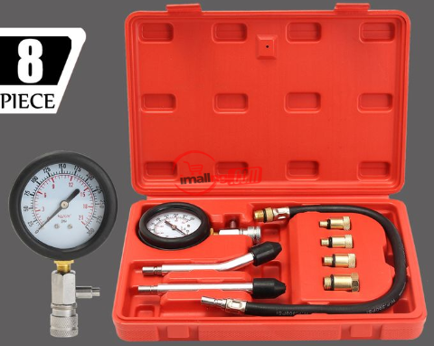 New Automotive Petrol Engine Compression Tester Kit Gauge Cylinder Diagnostic