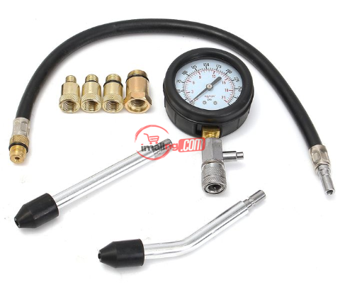 New Automotive Petrol Engine Compression Tester Kit Gauge Cylinder Diagnostic