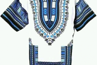 Men Printed Shirts Ankara Styles – Blue