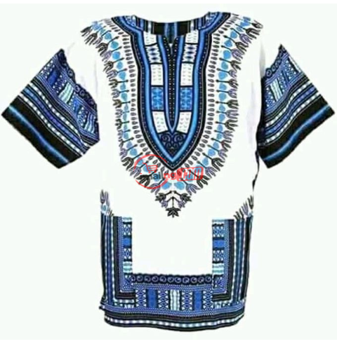 Men Printed Shirts Ankara Styles – Blue