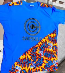 Men ankara mixed fashion tshirt