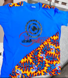 Men ankara mixed fashion tshirt