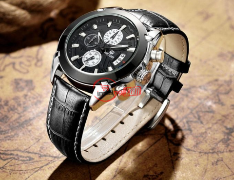 Mens Watches Genuine Leather Luxury Mens Military Wristwatches 2020