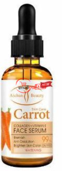 Beauty Collagen+Vitamin E Carrot Face Whitening Serum- 99% Oil FREE