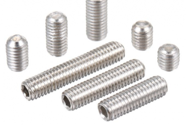 Stainless Steel Bolt Grub Screw Cup Point Hex #650
