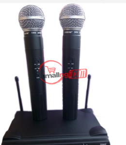 Professional Wireless Microphone With Two Handle Mics