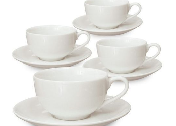 6 Pieces Tea Cups And Saucer