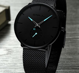 Men Casual Quartz Watch Stainless Steel