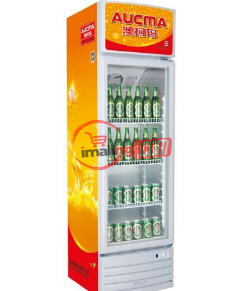 Aucma Upright Showcase Fridge 209 L