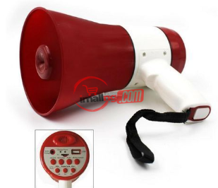 Portable Recordable Megaphone With USB