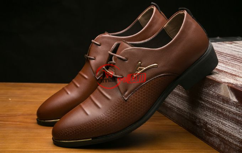 Men's Leather Shoes Business England Cross