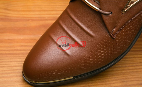 Men's Leather Shoes Business England Cross