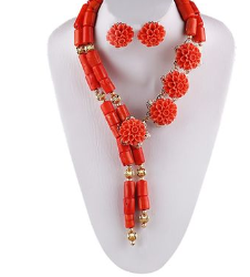 Saraglitz Craft Drop Mix Coral Beads