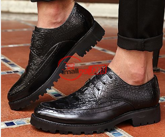 HOT Formal Shoes Leather Shoes Lace-up Italian