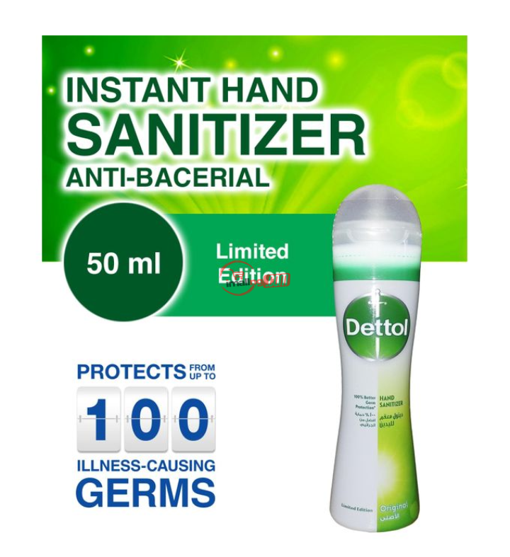 Dettol hand sanitizier