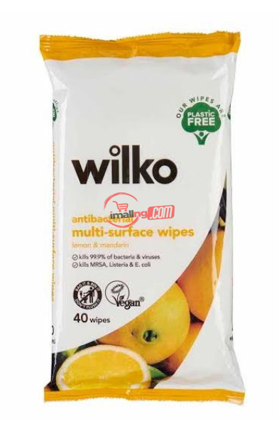 Wilko Antiviral Multi Surface Wipes For Viruses And Bacteria