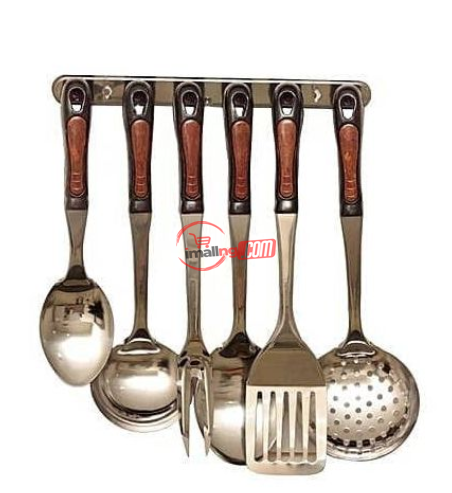 Cooking Set Utensils Spoon , Forks And Wall Rack