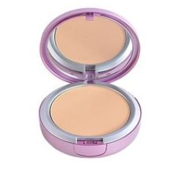 Mally Poreless Perfection Foundation Powder With Brush – Medium Light