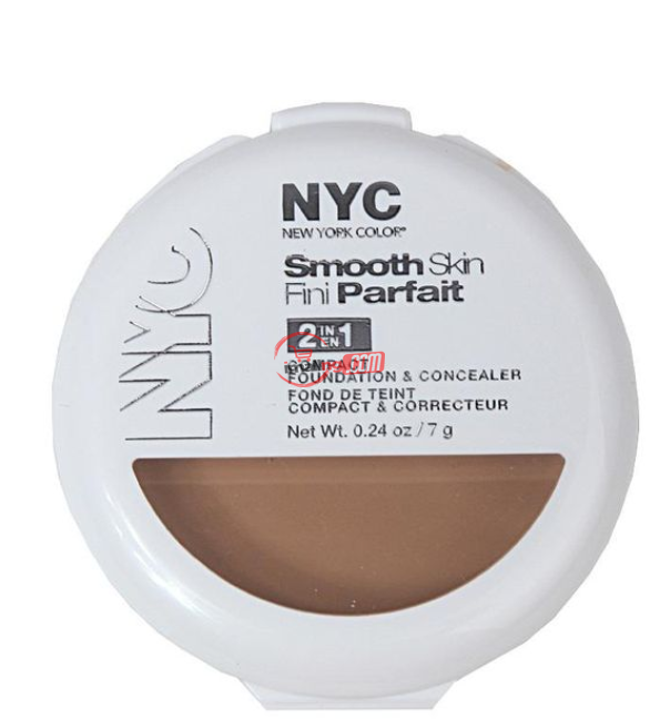 Nyc Smooth Skin 2-In-1 Compact Foundation – Medium