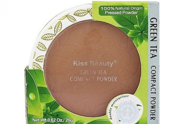 Kiss Beauty Green Tea Compact Powder [Pressed Powder].