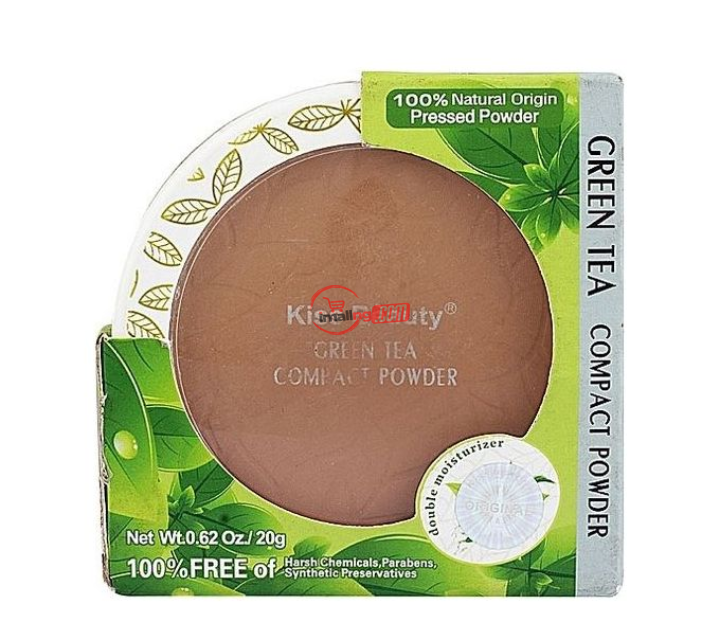 Kiss Beauty Green Tea Compact Powder [Pressed Powder].