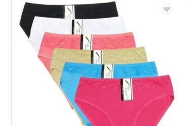 Ladies high leg cotton panties