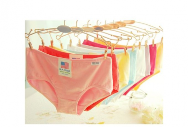 12pcs/lot Women's Multi-colour Cotton Panties(M/L)