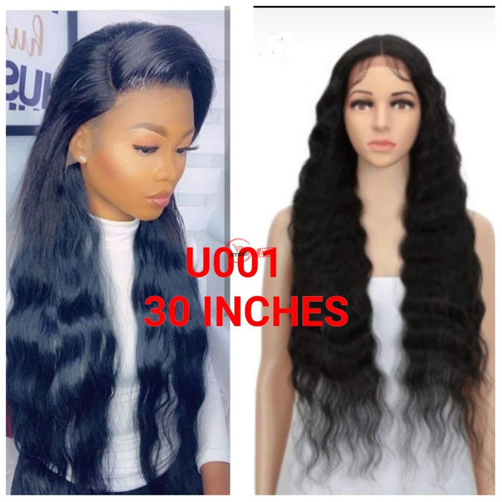 30" ocean wave human hair