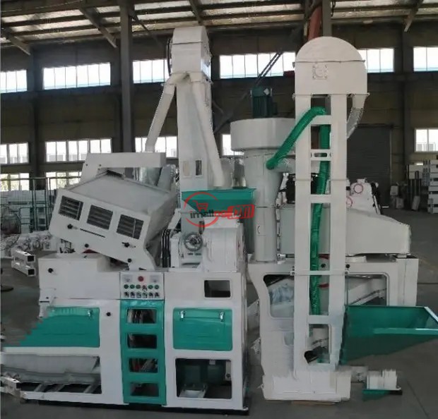 Combined Rice Processing Machine