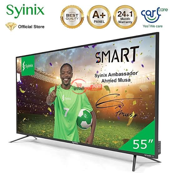 Syinix 55" Android 4K UHD Smart LED TV