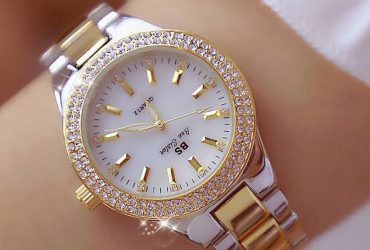2019 Ladies Wrist Watches Dress Gold Watch Women Crystal Diamond