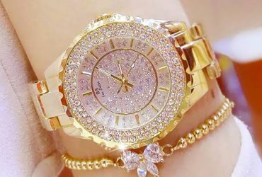 Fashion Women Luxury Brand Diamond Quartz Wrist Watches Stainless steel Clock Female Watch