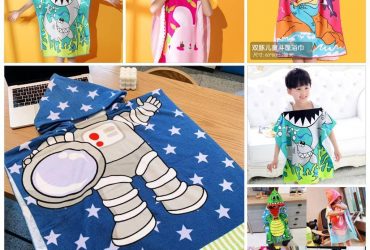 Wearable children towel