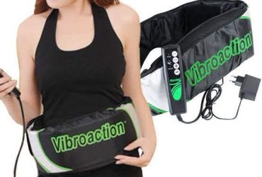 Vibroaction electric slimming belt