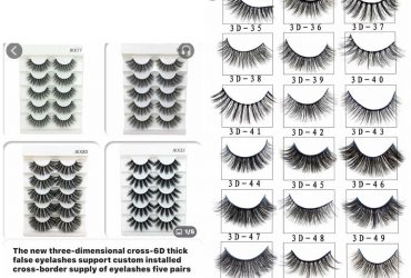 Human hair lashes