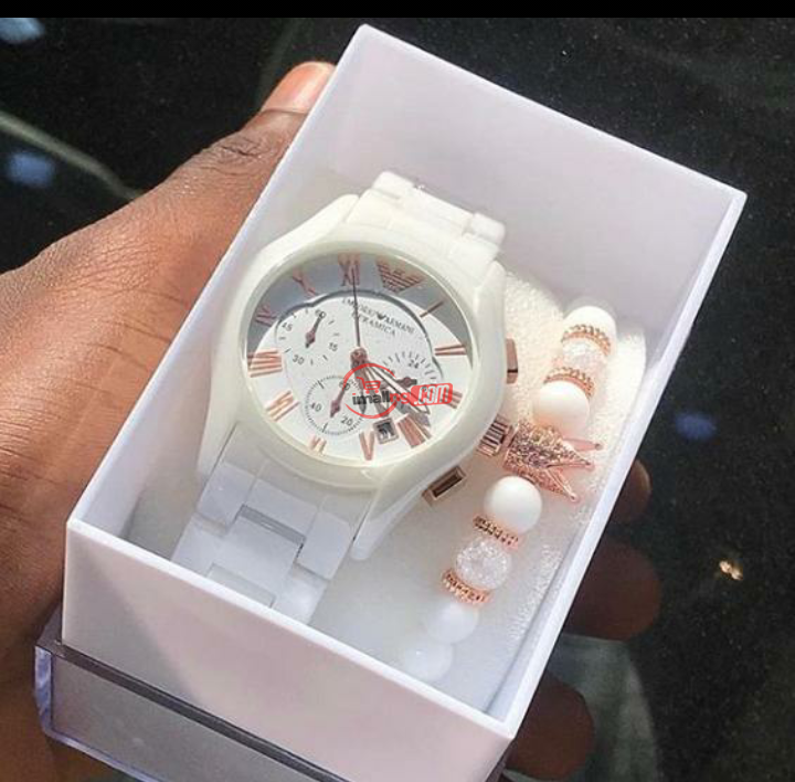 Armani ceramic watch set