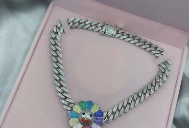 Single murakami Cuban necklace