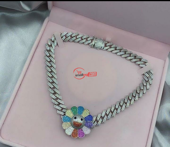 Single murakami Cuban necklace