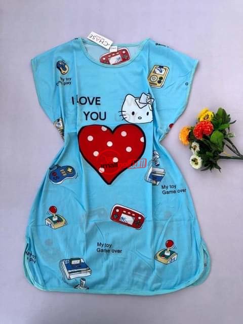 Short teddy gown