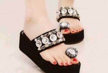 Ladies fancy slippers