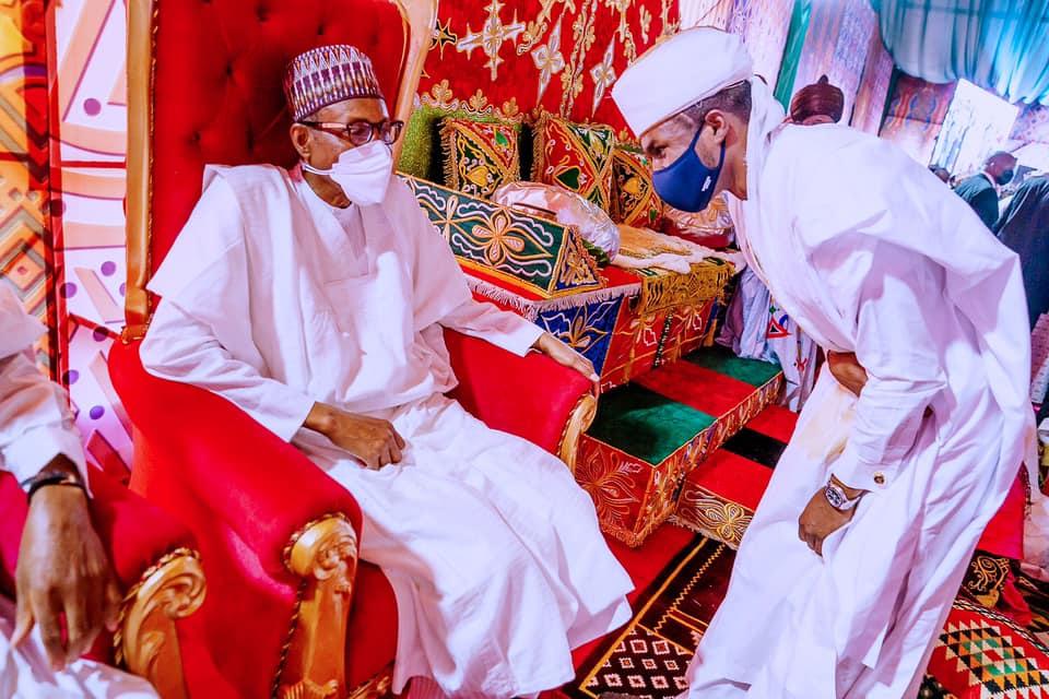 Buhari attends son’s wedding Yusuf in Bichi
