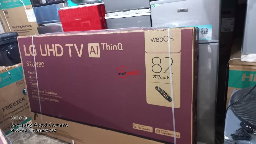 LG 82 INCHES UHD 4K SMART TV AI THINQ MODEL UN8080 PVA