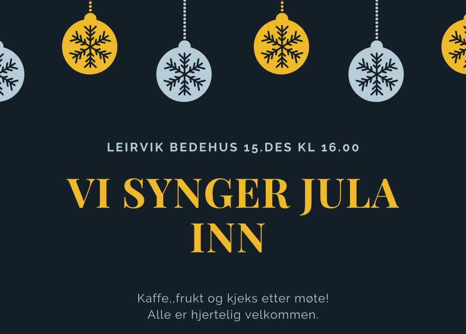 Vi synger Jula inn