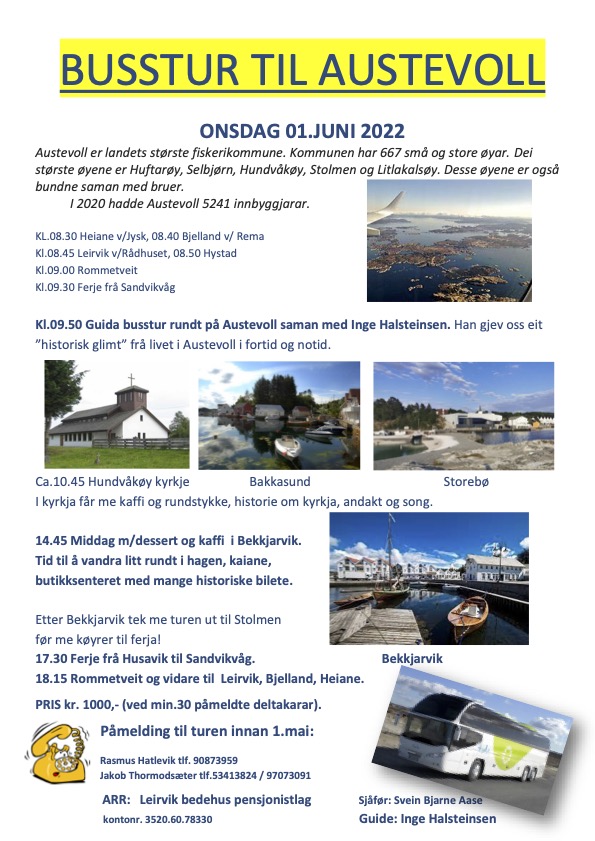 BUSSTUR TIL AUSTEVOLL