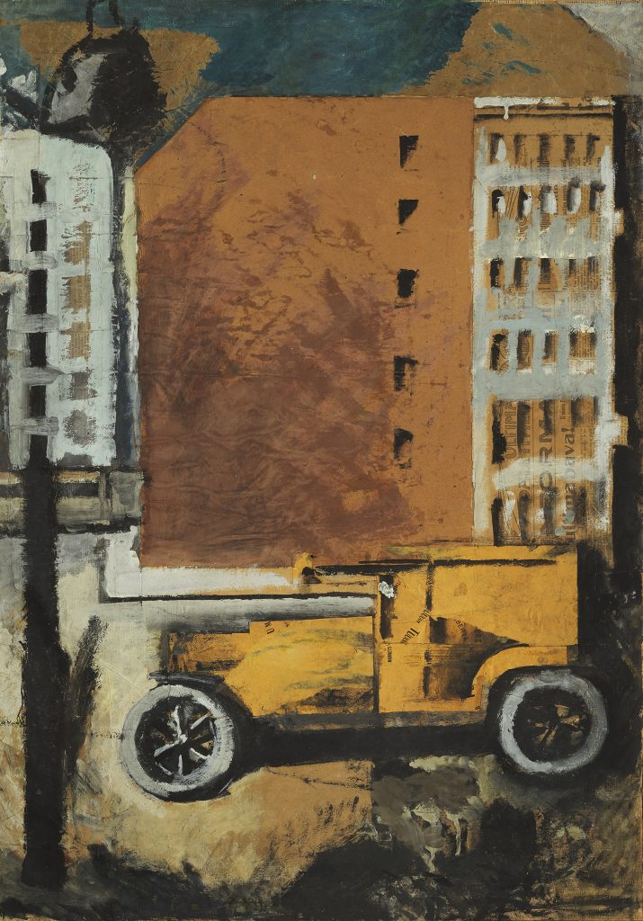 Mario Sironi Il camion giallo, 1919 - © by SIAE 2021