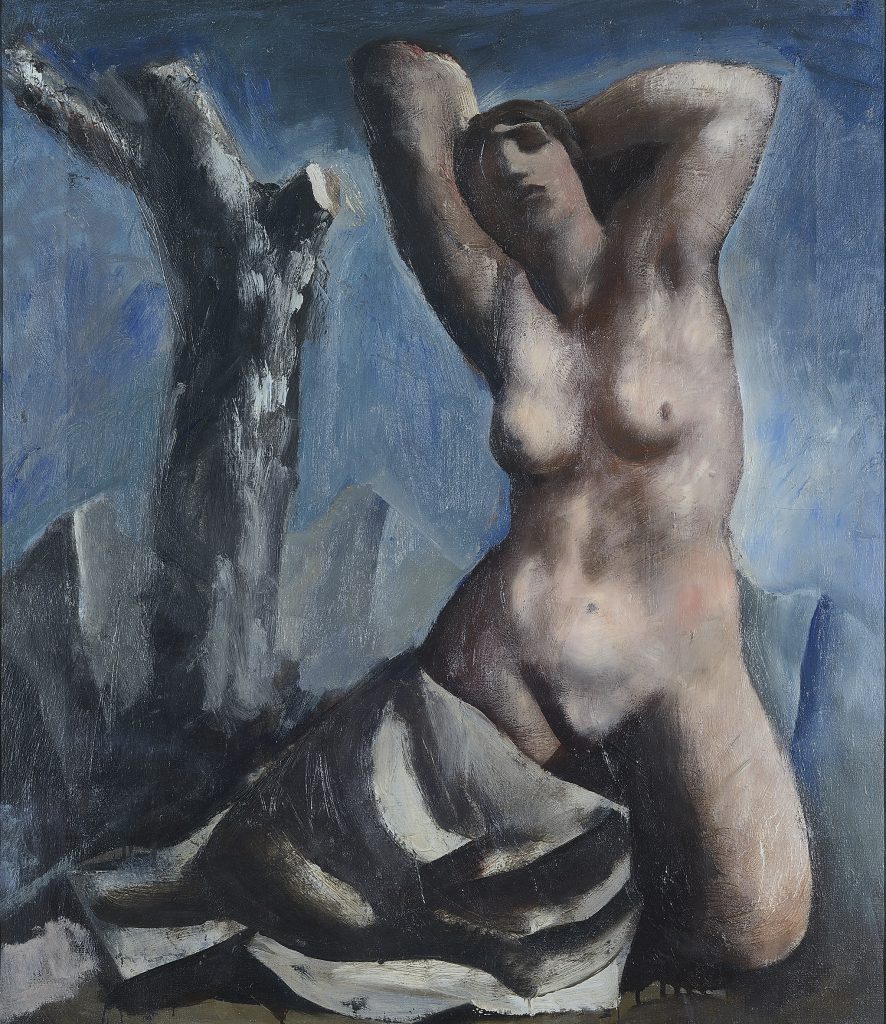 Mario Sironi Nudo e albero, 1931 ca. - © by SIAE 2021