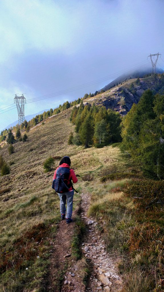 Salendo al Cimone dal Lares Brusàa Foto Gabriele Ardemagni Ottobre 2021